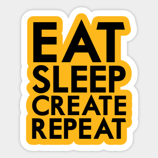 Eat Sleep Train Repeat Sticker